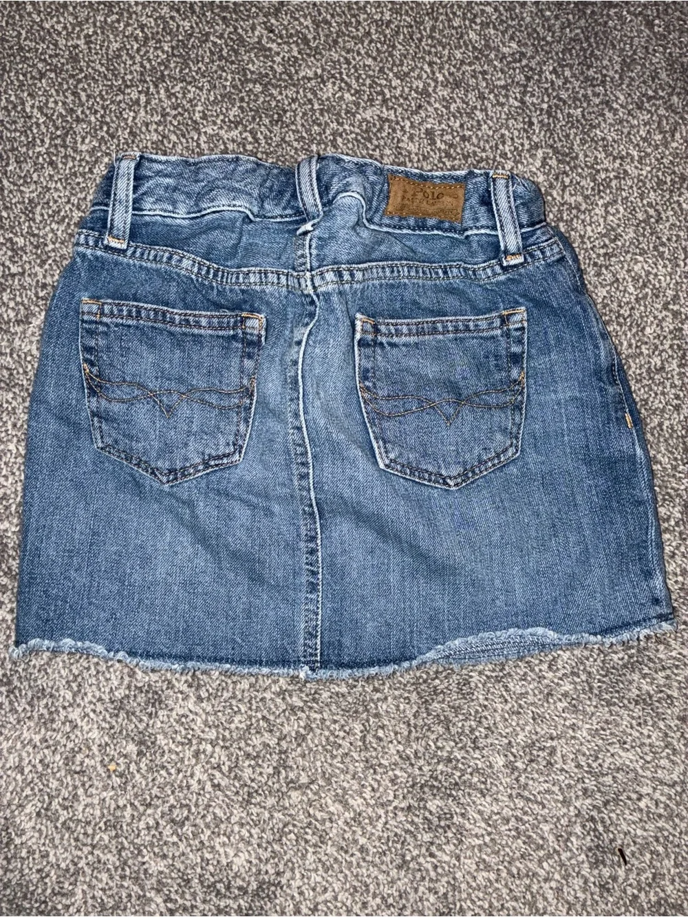Ralph Lauren Blue Denim Mini Skirt